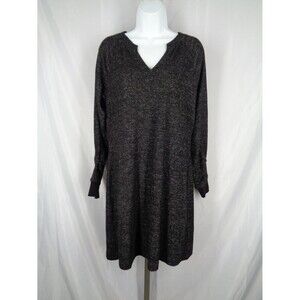 CAbi PJ Ruched Sleeve Sweater Dress Size Small